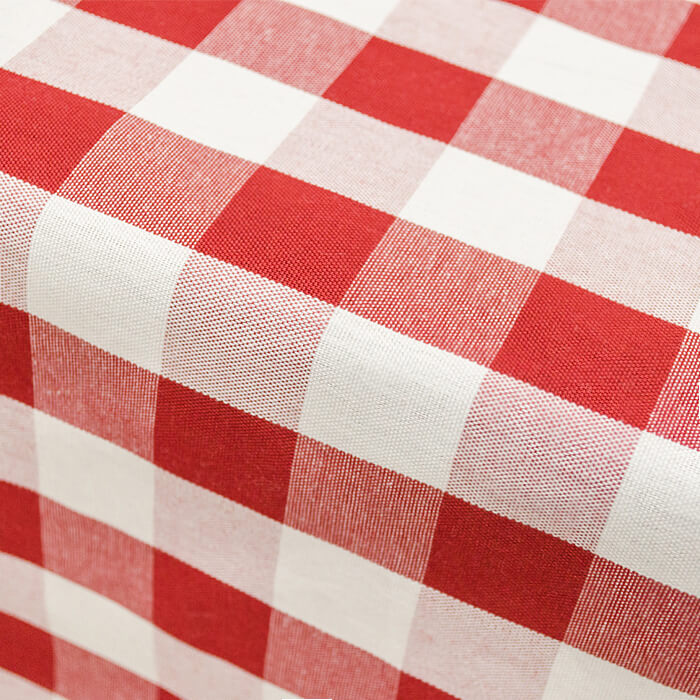 Скатерть 140х200 МИРТЕК KENT 50%хлопок 50%пэ красный (цвет 12 красный)